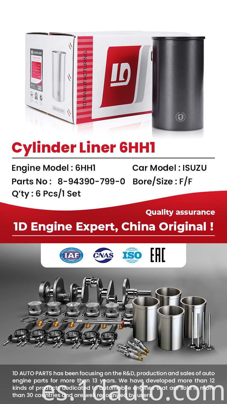 Diesel Cylinder Liner 8-94390-799-0